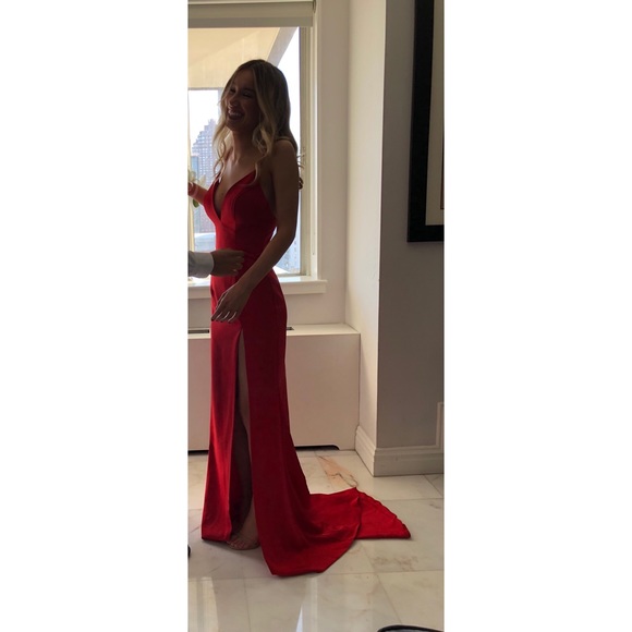 Jovani Red Prom Dress - Picture 6 of 8